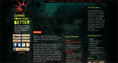 Desktop Screenshot of gimmesomethingbetter.com